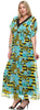 Plus Size Sleeveless Maxi Dress Ruffle Skirt Checkered Yellow Blue