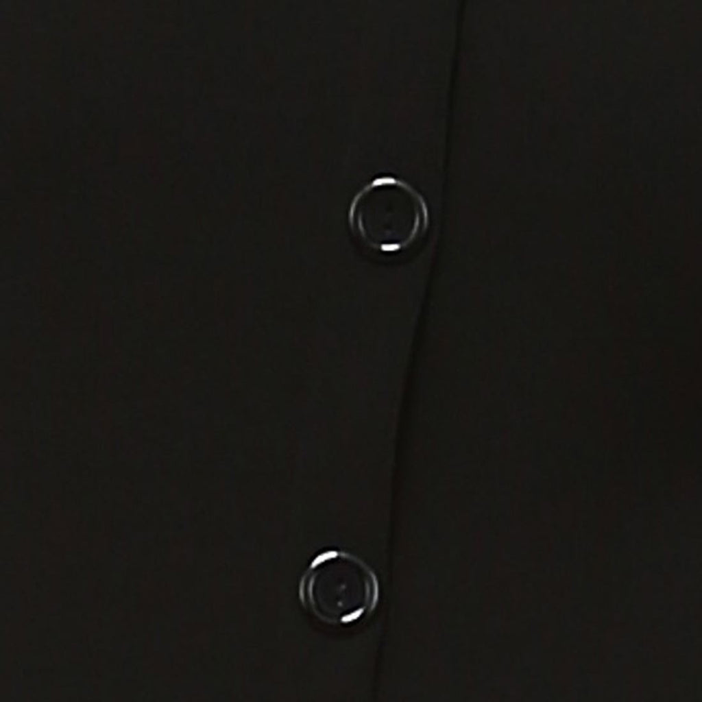 Plus Size Off Shoulder Bodycon Cocktail Dress Button Black
