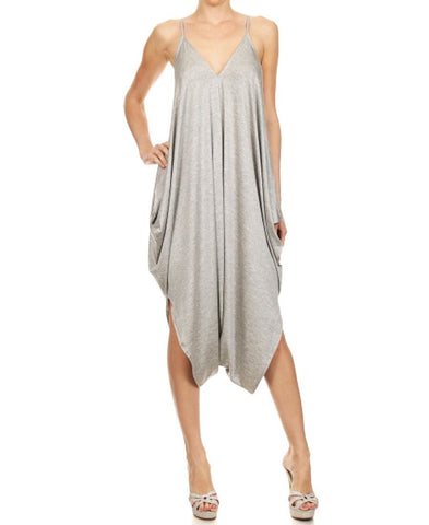 Jumpsuit Romper Light Heather Gray