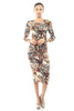 Casual Dress Dress Animal Print Brown
