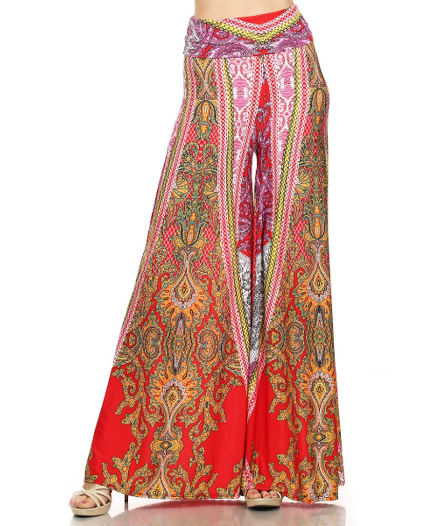 Wide Bottom Indian Pants In Deep Cherry Paisley Print | Indian pants,  Festival outfits rave, Swaggy outfits