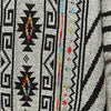 Aztec Cardigan Tribal Sweater Indian Leopard Beige