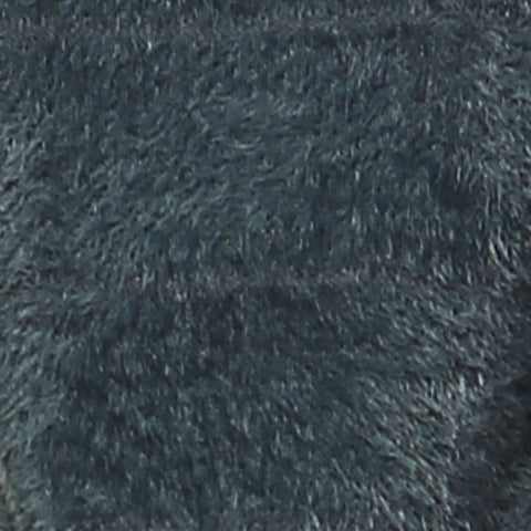 Fuzzy Zip Cardigan Sweater Gray